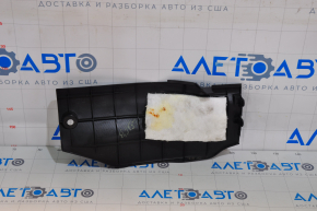 Capacul consolei lateral dreapta inferioara Nissan Leaf 13-17 negru.