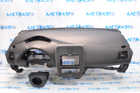 Panoul frontal cu AIRBAG pentru Nissan Leaf 11-17, negru.