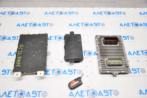 Modulul de control al caroseriei BCM cu cheie pentru Dodge Journey 11- cu blocul ECU 05150776AB, blocul KEYLESS 68214570AB, cheie fără pană