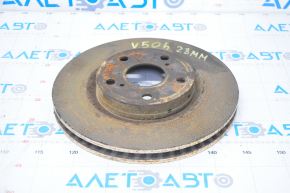 Placă de frână față stânga Toyota Camry v50 12-14 SUA ruginită, 28 mm