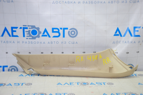 Capacul portbagajului dreapta Lexus RX350 RX450h 10-15 bej, plasticul a început să se decoloreze