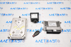 Modulul ECU al motorului cu cheie Dodge Dart 13-16 2.0 cu TCM 68258733AB, cu MODUL DE APRINDERE 56046803AK.