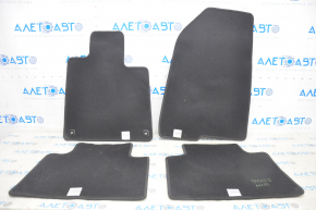 Set de covorașe pentru interiorul mașinii Honda Accord 18-22, material textil, negru.