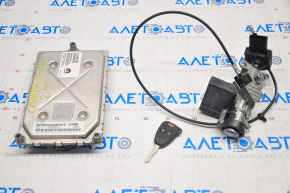Блок ECU компьютер двигателя с ключем Jeep Compass 11-16 2.4 с Ignition Switch Mopar 4685719AI, с IMMOBILIZER CONTROL MODULE 05026218AT