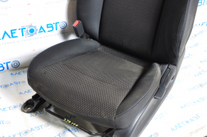 Scaun șofer Nissan Leaf 13-17 fără airbag, manual, încălzire, material textil negru, de curățat chimic