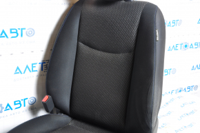 Scaun șofer Nissan Leaf 13-17 fără airbag, manual, încălzire, material textil negru, de curățat chimic