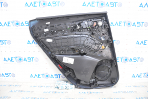 Capacul usii spate dreapta Audi Q5 80A 18-20 negru, cu insertie de lemn, cotiera maro, cu control al geamului electric