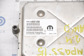 Блок ECU компьютер двигателя с ключем Jeep Compass 11-16 2.4 с Ignition Switch Mopar 4685719AI, с IMMOBILIZER CONTROL MODULE 05026225AQ, потерт ключ