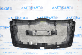 Capacul portbagajului inferior al usii Audi Q5 8R 09-17 negru zgâriat, șters.