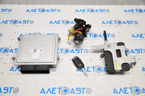 Блок ECU компьютер двигателя с ключем Kia Optima 16- 2.4 с Body Control 95400-D4090 с замком зажигания