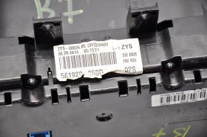 Modulul ECU al motorului cu cheie VW Passat b7 12-15 USA 1.8T cu blocare de aprindere, tablou de bord, comutator sub volan, cablu de direcție