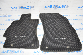 Set de covorașe pentru interiorul mașinii Subaru Outback 15-19, material textil, negru.