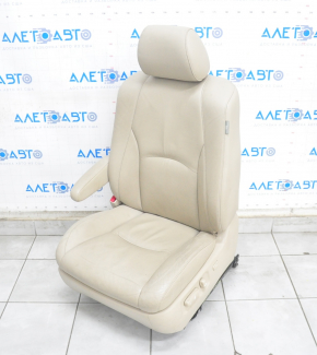 Scaun șofer Lexus RX300 RX330 RX350 RX400h 04-09 cu airbag, piele bej, electric.