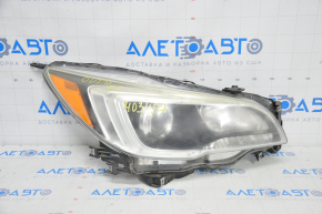 Far dreapta față Subaru Outback 15-17 goală, fără ornament, halogen, întunecată, pentru polizare.