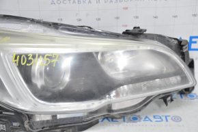 Far dreapta față Subaru Outback 15-17 goală, fără ornament, halogen, întunecată, pentru polizare.