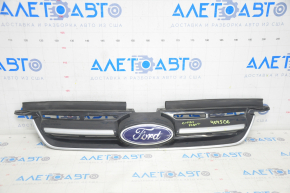 Решетка радиатора grill Ford C-max MK2 13-18 с эмблемой, песок