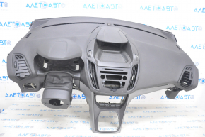 Torpedo cu panou frontal cu AIRBAG pentru Ford C-max MK2 13-18, negru.