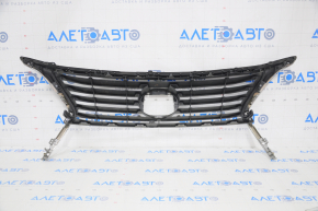 Grila radiatorului Lexus RX350 RX450H 13-15, crăpată, crom umflat, bare