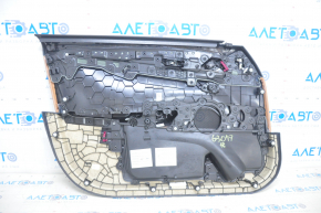 Capacul ușii, cartela din față dreapta BMW 5 G30 17-23 piele maro