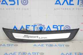 Capac prag exterior spate stânga BMW 5 G30 17-23 Sport Line, cu iluminare, crom util