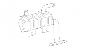 Охладитель ЕГР Lexus RX450h 10-15