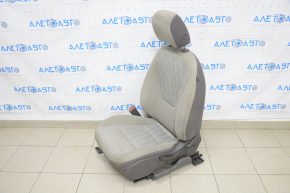 Scaun șofer Chevrolet Volt 11-15 fără airbag, manual, material textil, gri, uzat.