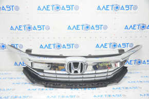 Grila radiatorului Honda Accord 16-17 hibrid, completă, cu crom, nisip