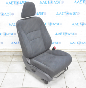 Пассажирское сидение Honda Accord 13-17 без airbag, механич, велюр черн