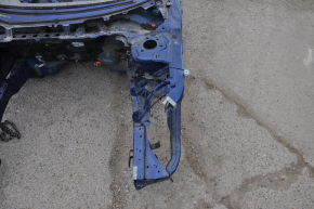 Четверть передняя левая Honda Accord 13-15 на кузове, синяя