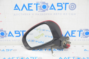 Oglindă laterală stângă Toyota Prius V 12-17, 5 pini, roșie