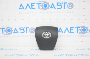 Airbag-ul din volanul șoferului pentru Toyota Prius 30 10-15 negru, cromat s-a umflat.