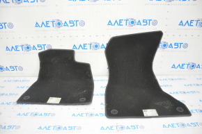 Set de covorașe pentru interiorul Audi A4 B9 17-19 negru, potrivit pentru curățare chimică.