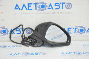 Зеркало боковое правое в сборе Audi A4 B9 17-19 5 пинов, поворотник, черное