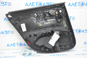 Capacul usii spate dreapta Audi A4 B9 17-19 negru, cu difuzor, insertie de aluminiu