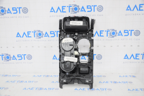 Capacul consolei centrale cu suporturi pentru pahare Ford Fusion mk5 17-20 zgârieturi