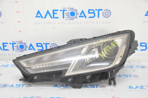 Far stânga față completă Audi A4 B9 17-19 xenon + LED, pânză în sticlă, nisip