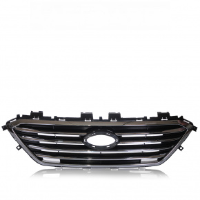 Решетка радиатора grill Hyundai Sonata 15-17 SE хром