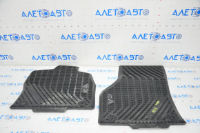 Set de covorașe pentru interiorul Audi A3 8V 15-20, cauciuc, negru