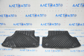 Set de covorașe pentru interiorul Audi A3 8V 15-20, cauciuc, negru