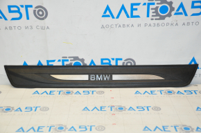 Capacul pragului exterior din față dreapta BMW 5 F10 11-16, cu prindere peste margini.