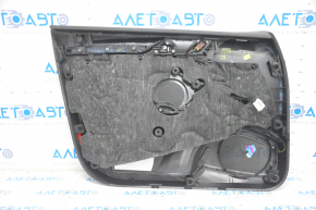 Capacul ușii, cartela din față dreapta Audi A3 8V 15-20 4d, 5d, neagră, piele, Bang and Olufsen, inserție din aluminiu.