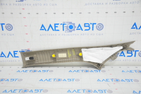 Capacul suportului frontal dreapta superioara Hyundai Santa FE Sport 13-18 bej, plastic alb