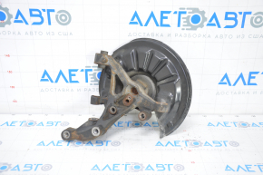 Butucul roții spate stânga Audi A3 8V 15-20 FWD 1.8T cu capac, ruginit