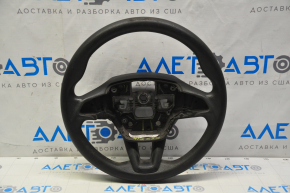 Руль голый Ford Focus mk3 15-18 рест, резина черн, потертости