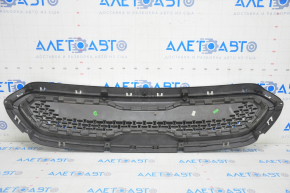 Решетка радиатора grill Kia Niro 17-19 HEV, PHEV без радара, хром+черн глянец, песок
