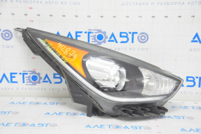 Far dreapta față asamblată Kia Niro 17-19 HEV, PHEV cu suport, halogen, LED DRL, nisip, pentru polizare.