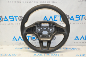 Руль голый Ford Focus mk3 15-18 рест, резина черн