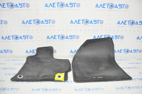 Set de covorașe pentru interiorul mașinii Toyota Prius V 12-17, material textil, negru