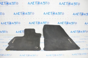 Set de covorașe pentru interiorul mașinii Toyota Prius V 12-17, material textil, negru