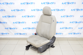 Водительское сидение Ford Focus mk3 15-18 рест, без airbag, механич, тряпка, серое, под химчистку